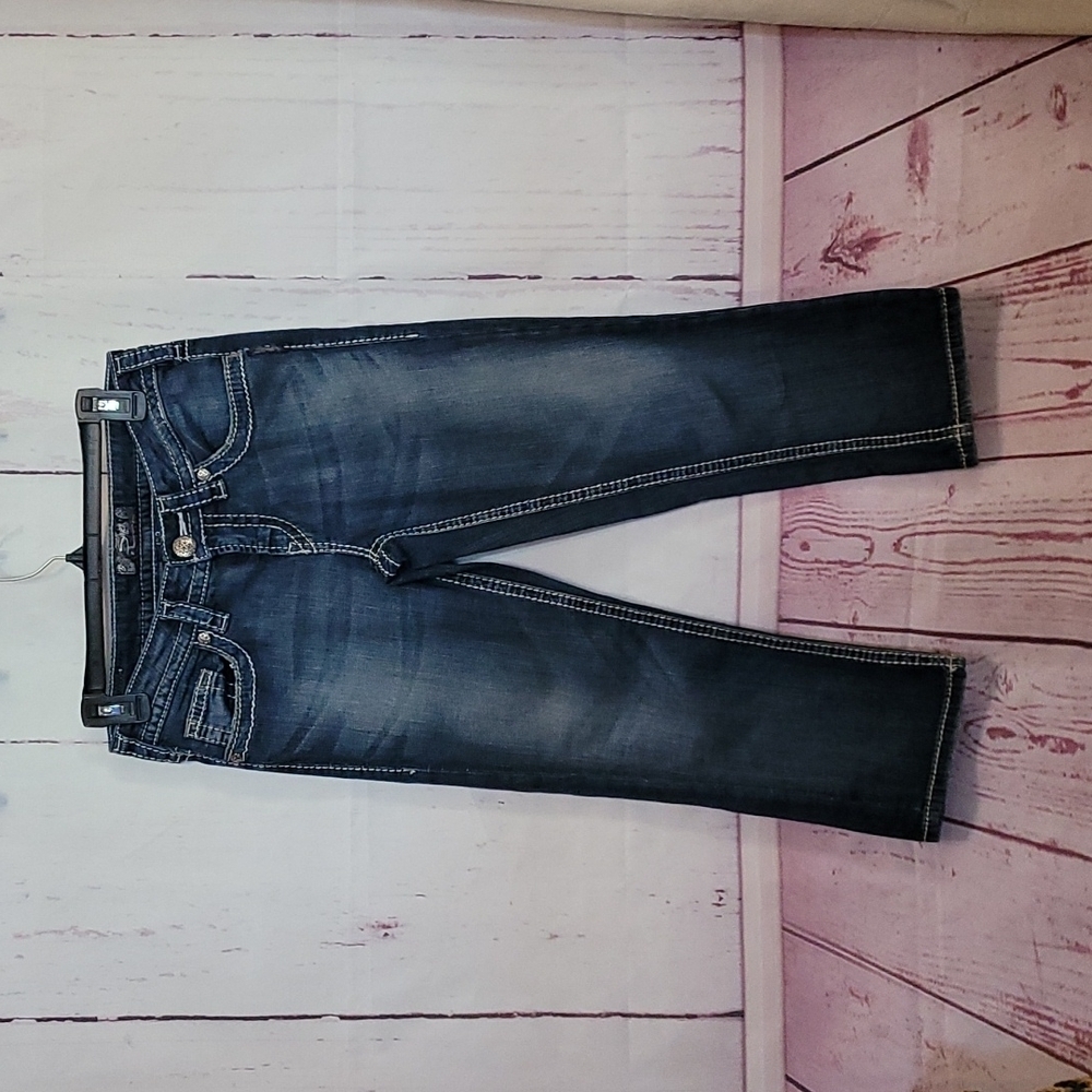 Indigo - Silver Aiko Jean Capris